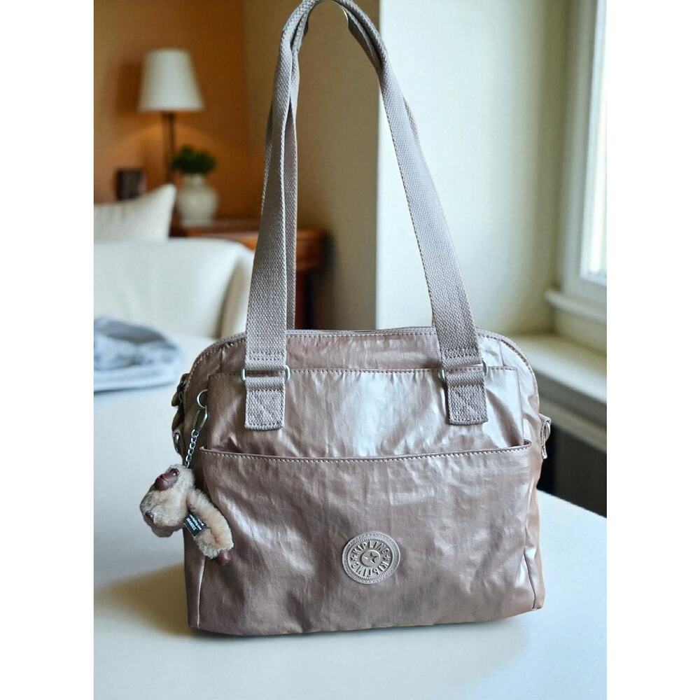 Kipling bag Pink Nylon Satchel Handbag